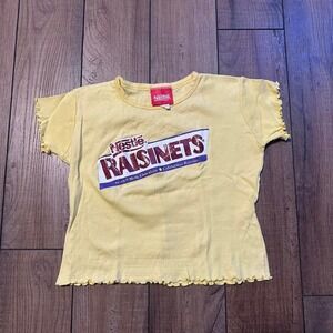 Vintage Nestle Raisinets Baby‎ Tee Girls Size 5/6
